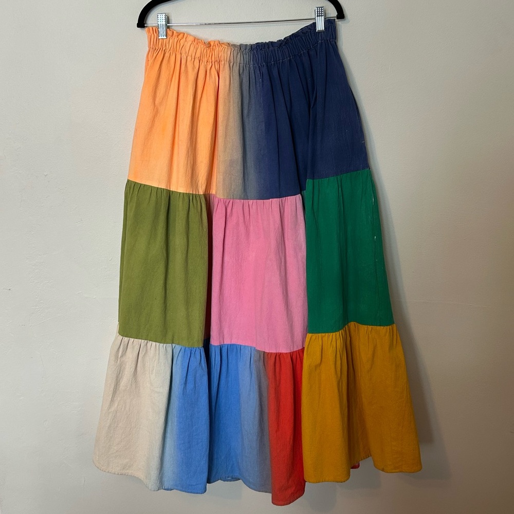 State the Label Parachute Swing Maxi Skirt Sz XL